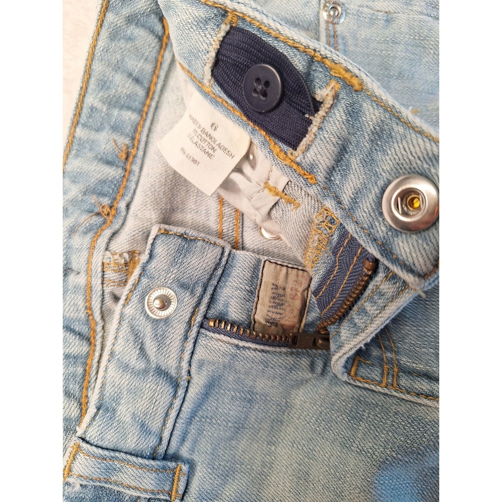 Ralph Lauren Kids Light Wash Skinny Jeans Adjustable Waist Denim Blue - Picture 6 of 7